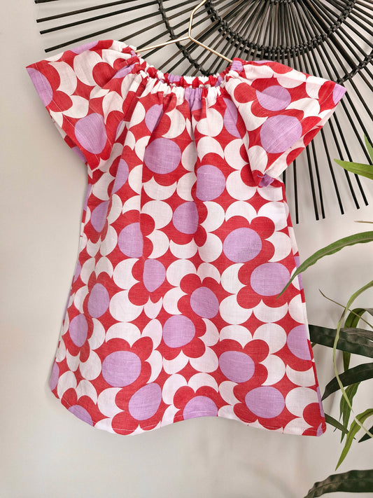 Seaside Dress - Retro Pink