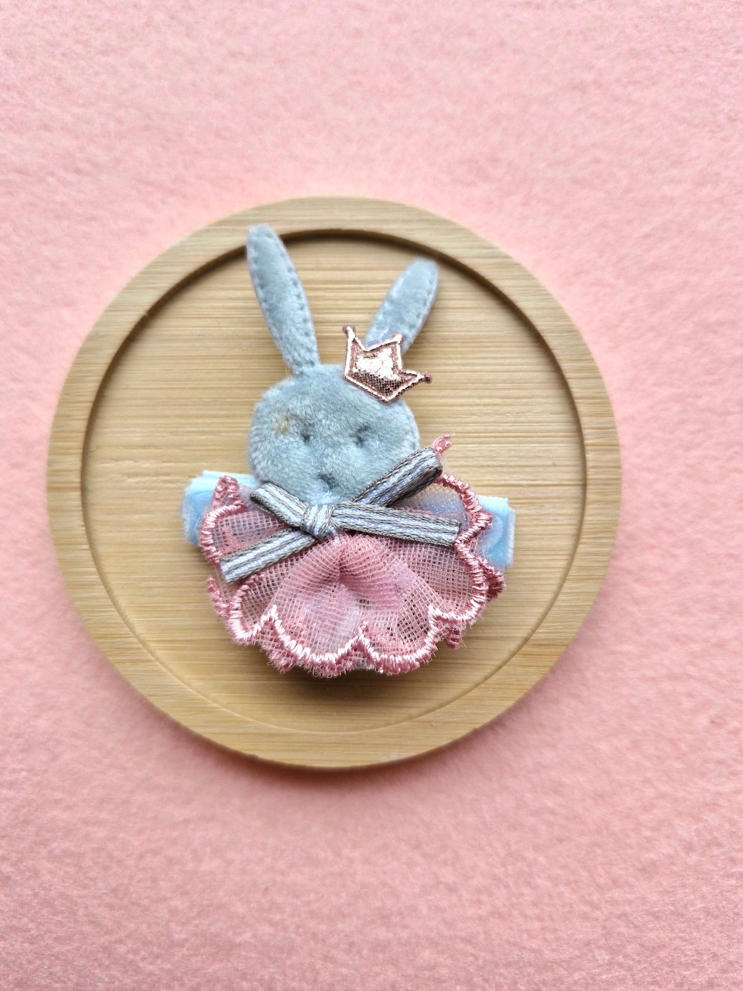 Cute Rabbit Mesh Skirt Hair Clip