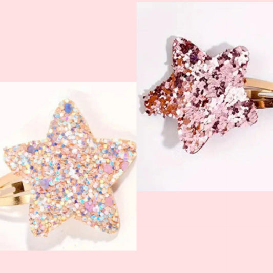 Glitter Star Hair Clip