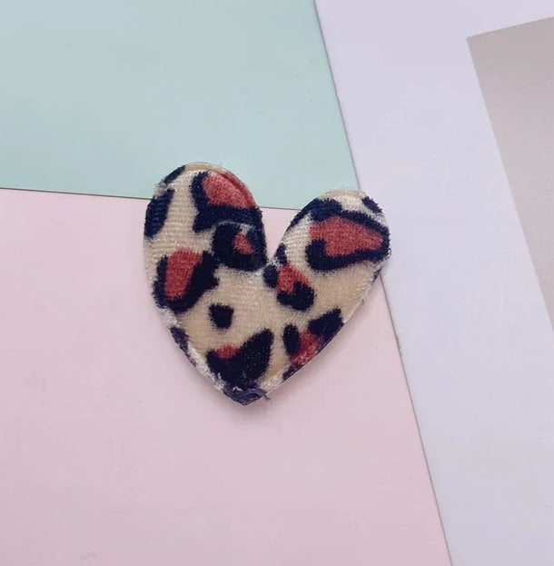 Leopard Padded Heart