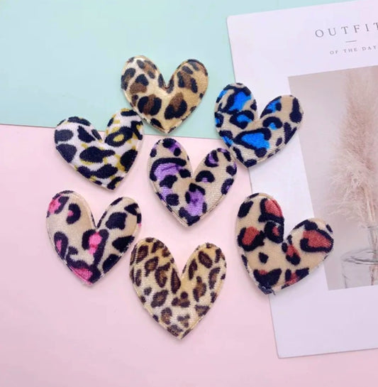 Leopard Padded Heart