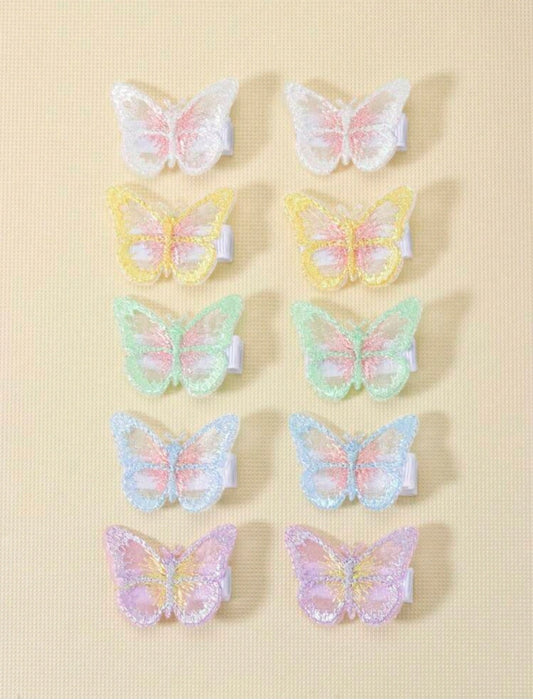 Colorful Lace Butterfly Hair Clip