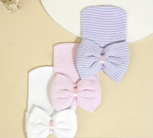 Baby Bow Knit Hat